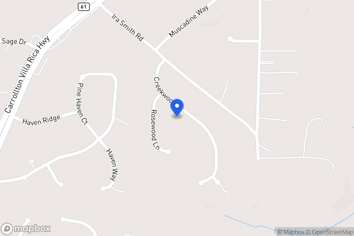 Map of 119 Creekwood Dr