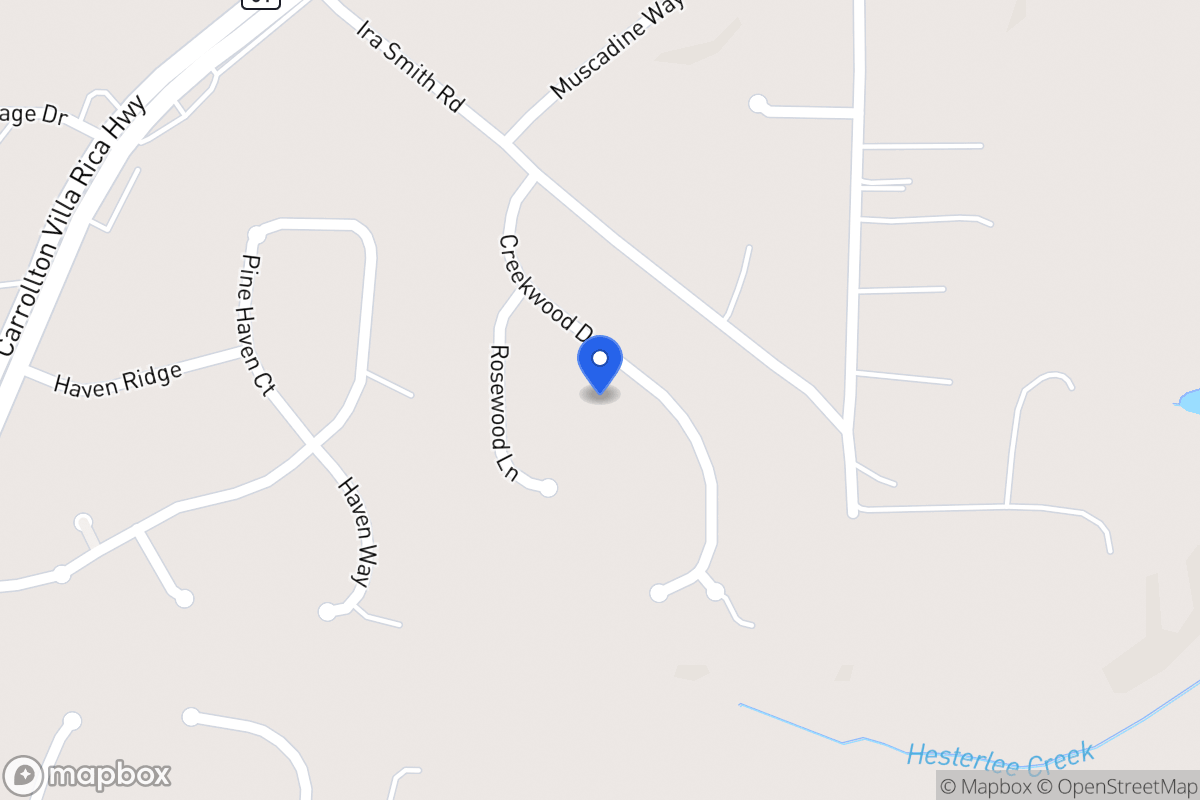 Map of 123 Creekwood Dr