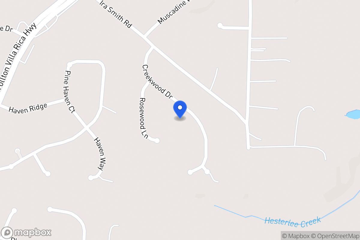 Map of 127 Creekwood Dr