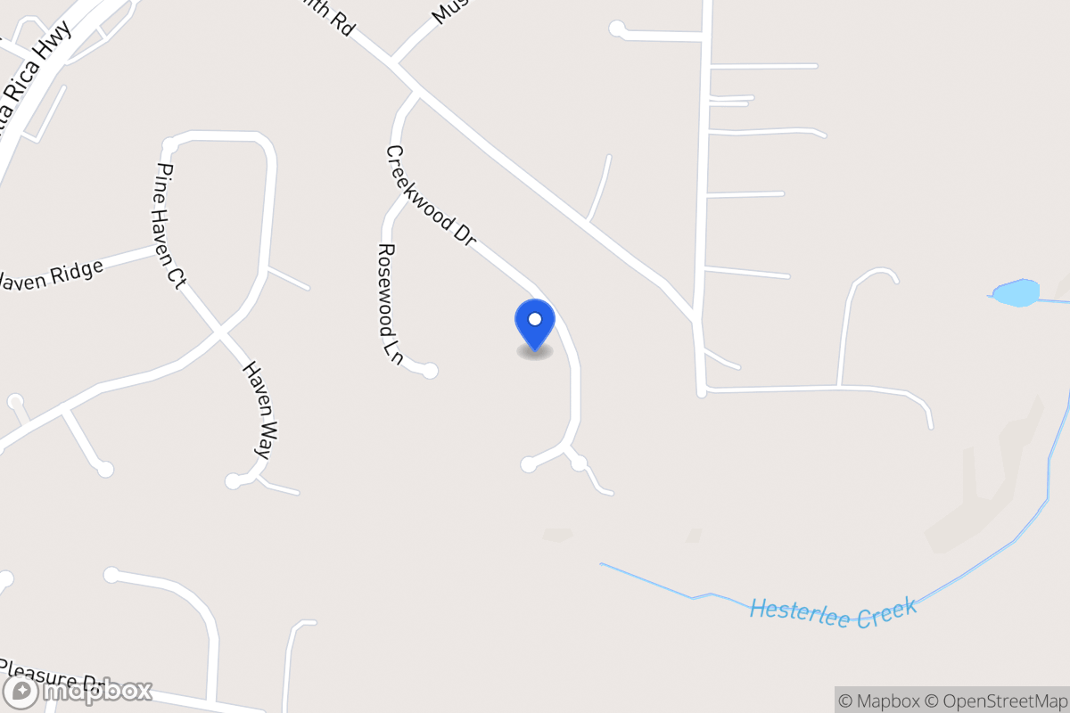 Map of 139 Creekwood Dr