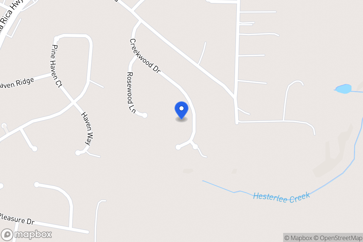 Map of 147 Creekwood Dr