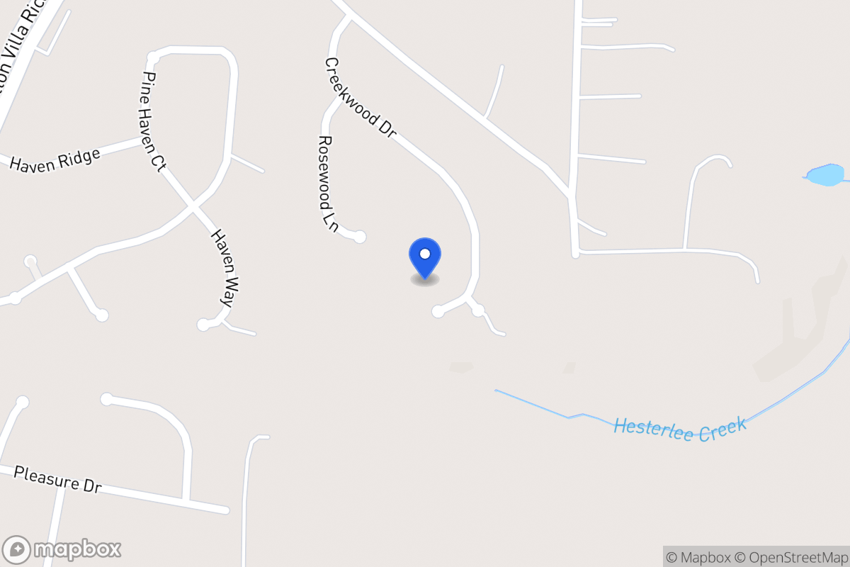 Map of 159 Creekwood Dr