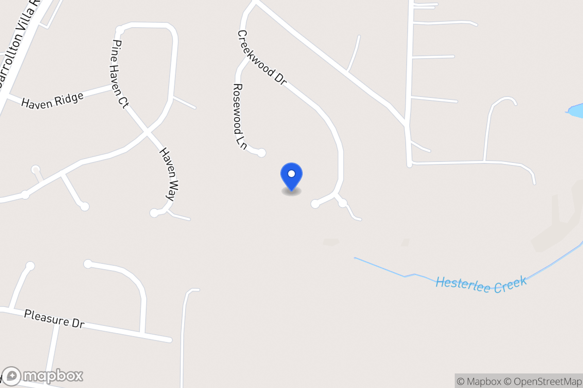 Map of 163 Creekwood Dr