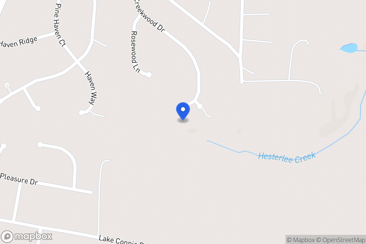 Map of 162 Creekwood Dr