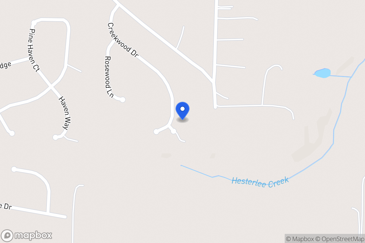 Map of 154 Creekwood Dr