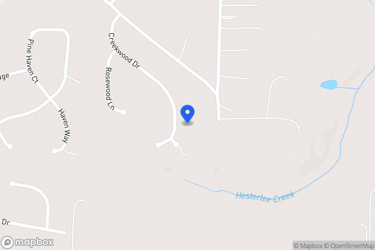 Map of 150 Creekwood Dr