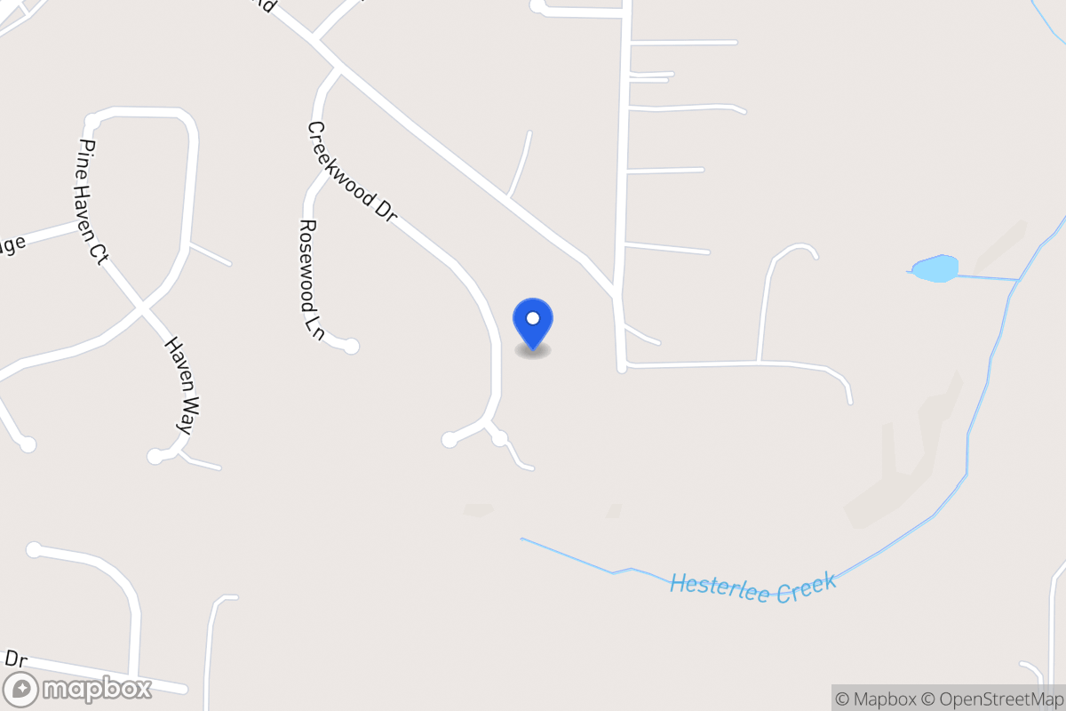 Map of 146 Creekwood Dr
