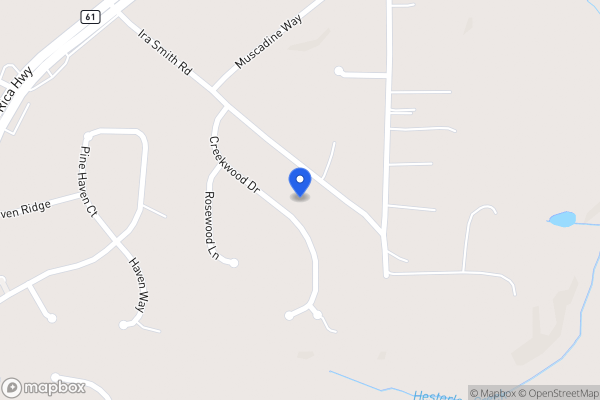 Map of 130 Creekwood Dr
