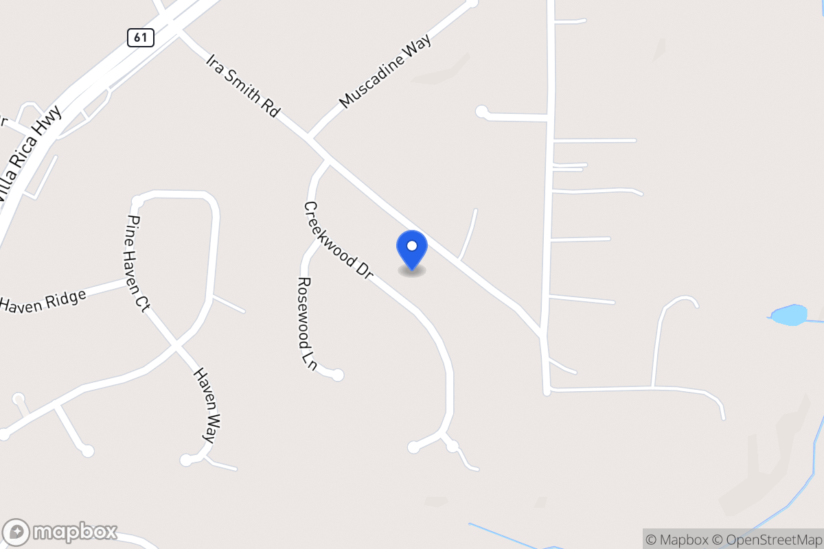 Map of 126 Creekwood Dr