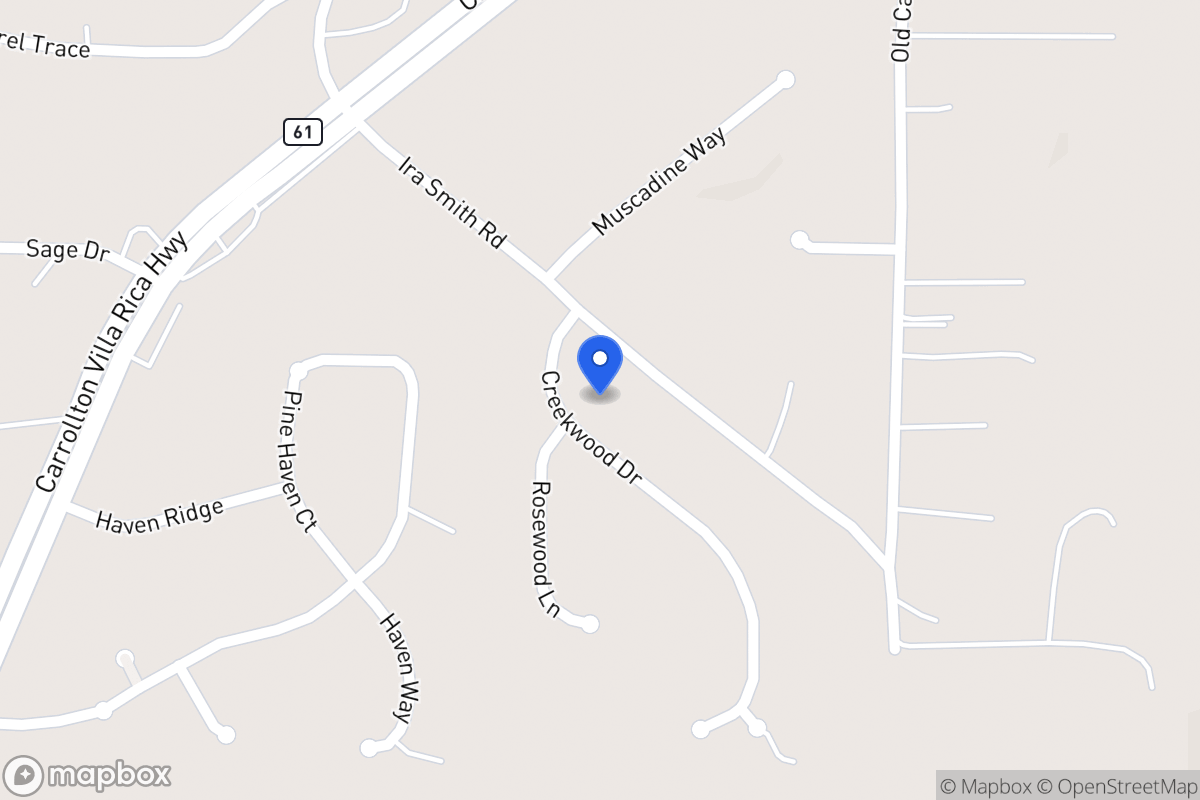 Map of 110 Creekwood Dr