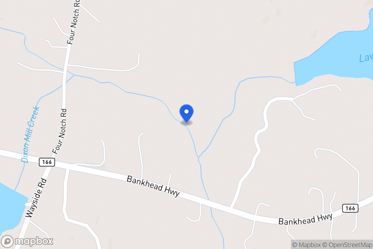 Map of 3398 E 166 Hwy
