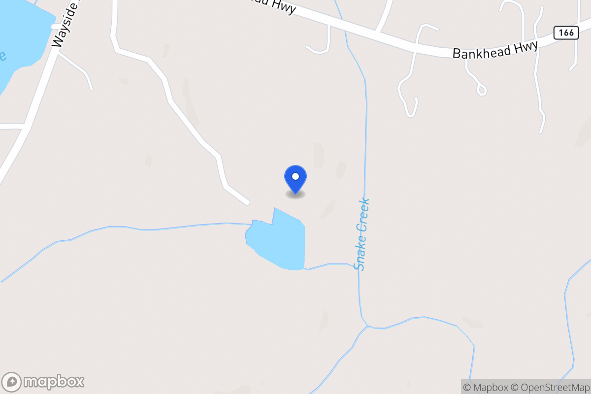 Map of 3423 E 166 Hwy