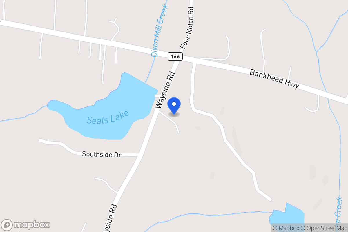 Map of 1195 Wayside Rd