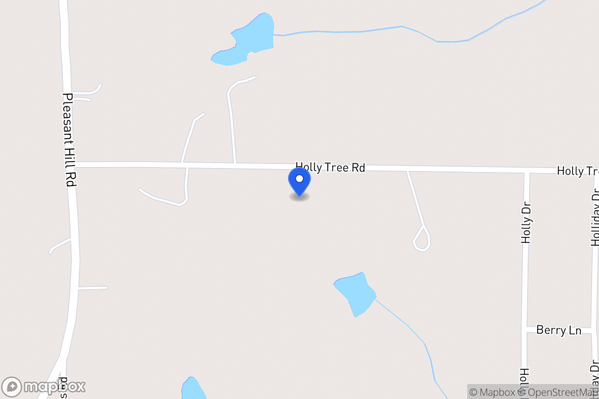 Map of Holly Tree Rd