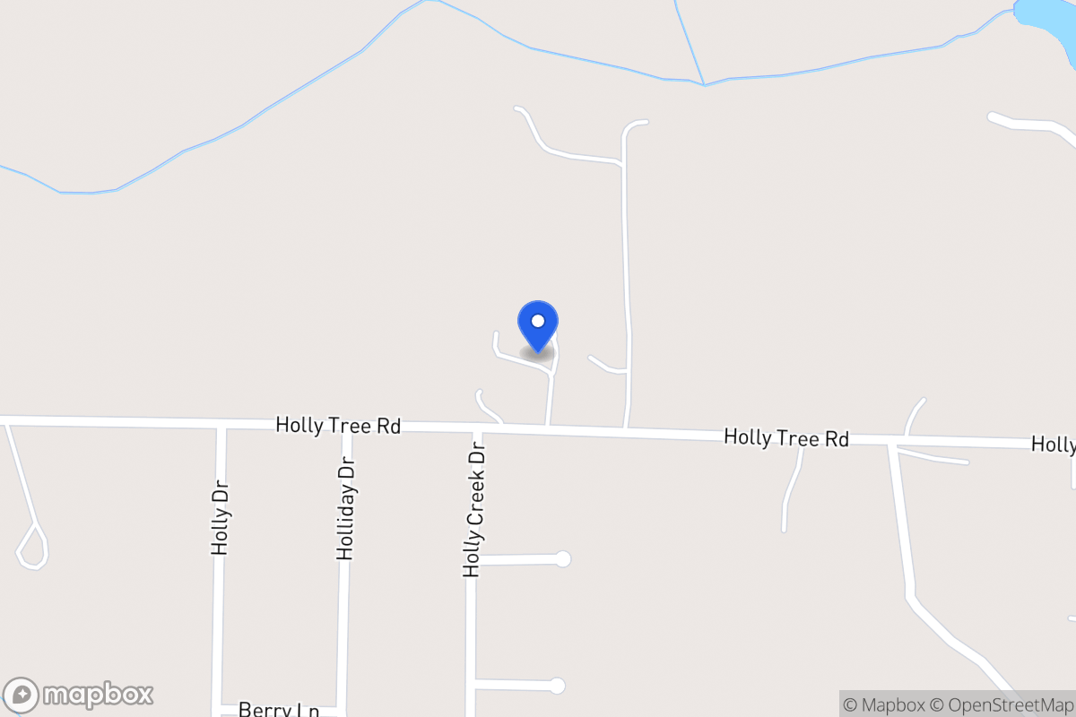 Map of 418 Holly Tree Rd