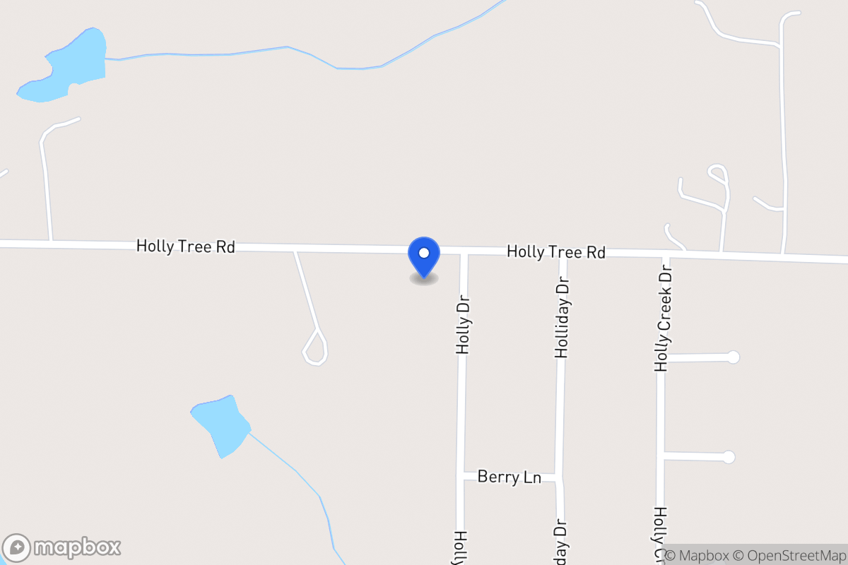 Map of 281 Holly Tree Rd