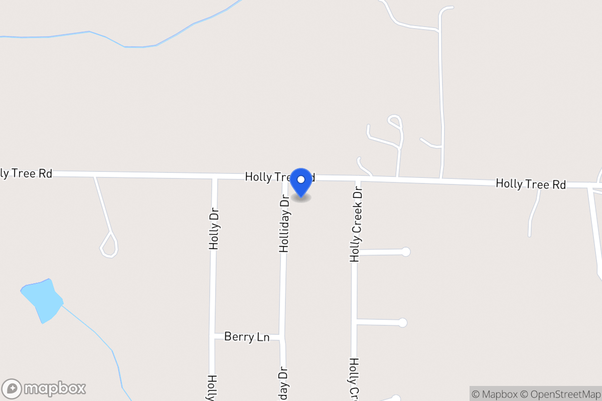 Map of 361 Holly Tree Rd