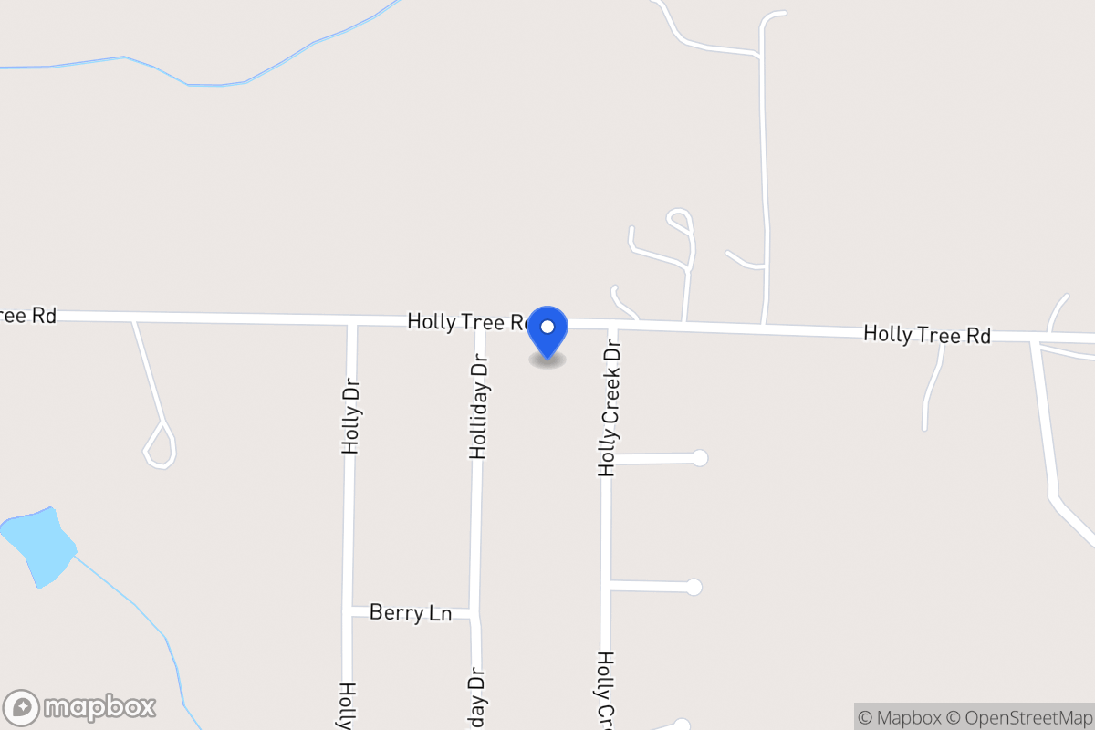 Map of 375 Holly Tree Rd