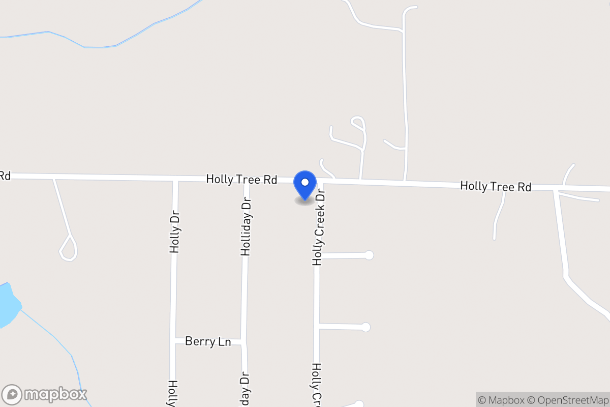 Map of 389 Holly Tree Rd