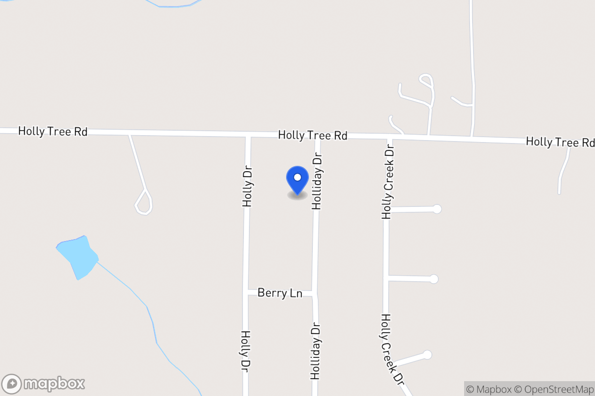 Map of 33 Holliday Dr