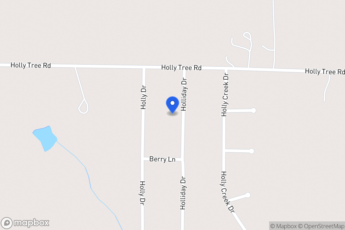 Map of 43 Holliday Dr