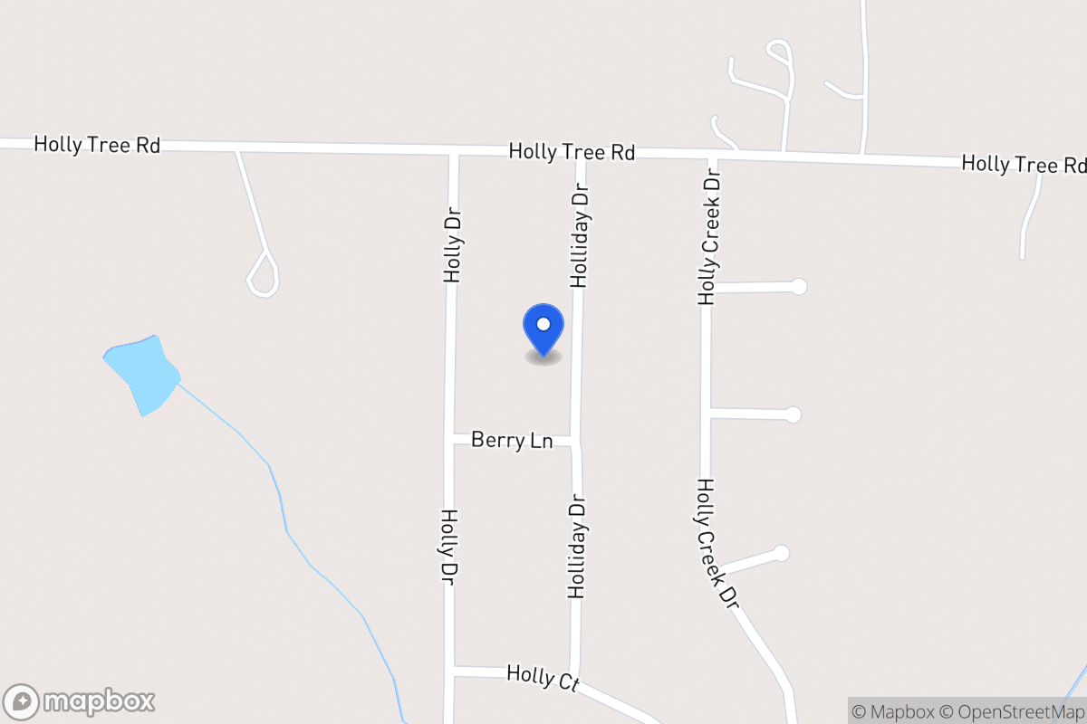 Map of 63 Holliday Dr