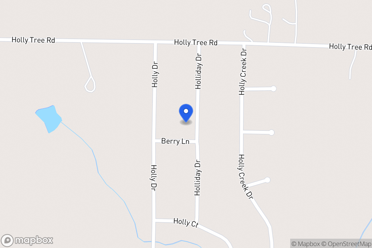 Map of 73 Holliday Dr