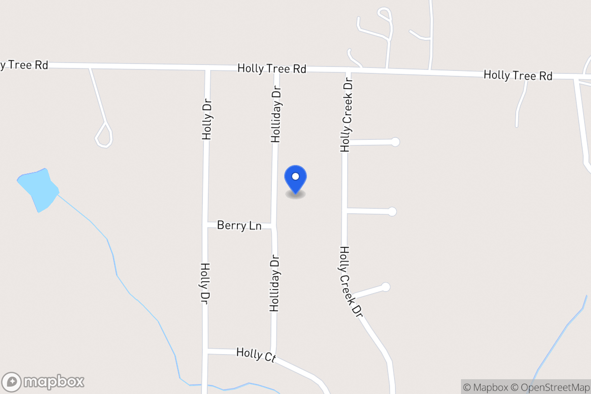 Map of 72 Holliday Dr