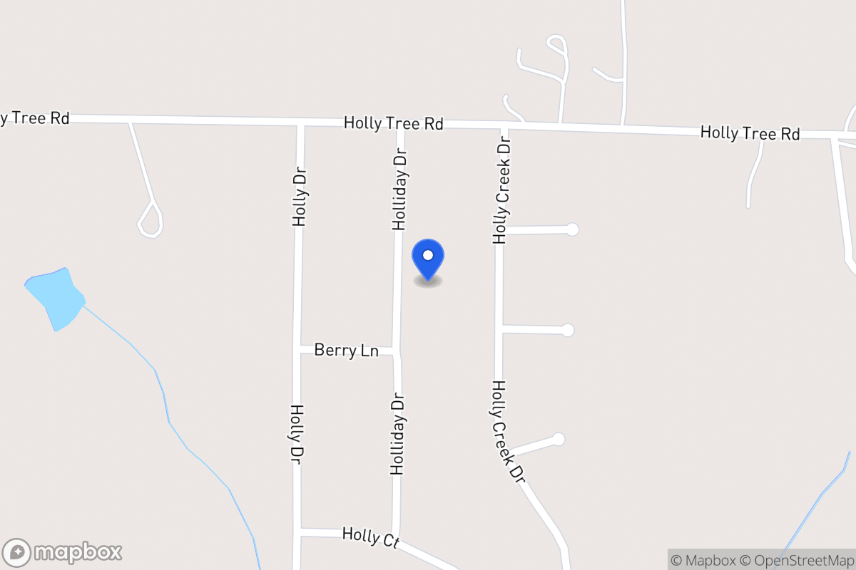 Map of 62 Holliday Dr