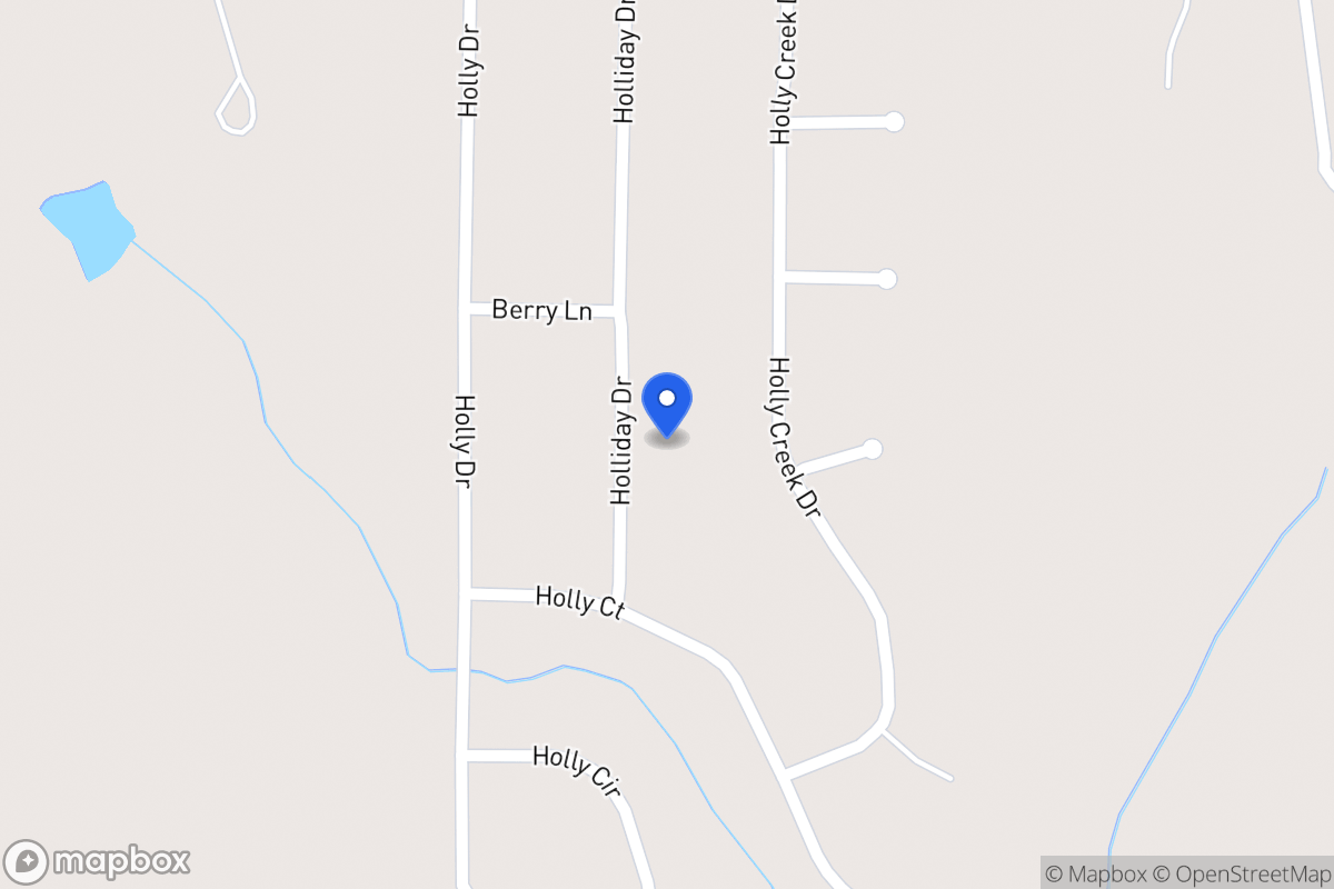Map of 134 Holliday Dr
