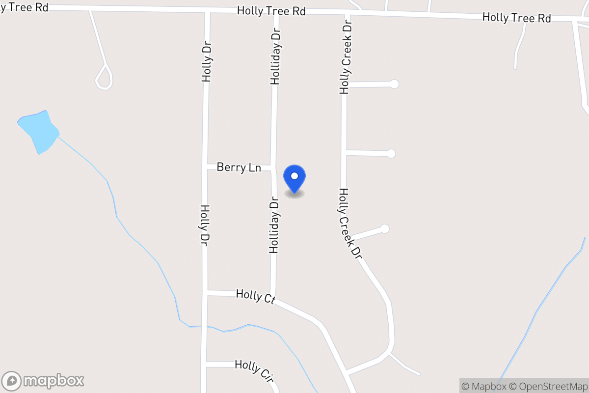 Map of 112 Holliday Dr