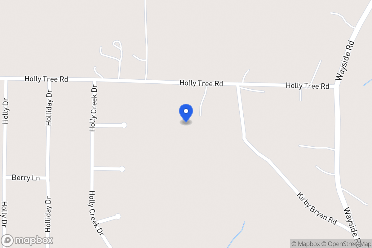 Map of 583 Holly Tree Rd