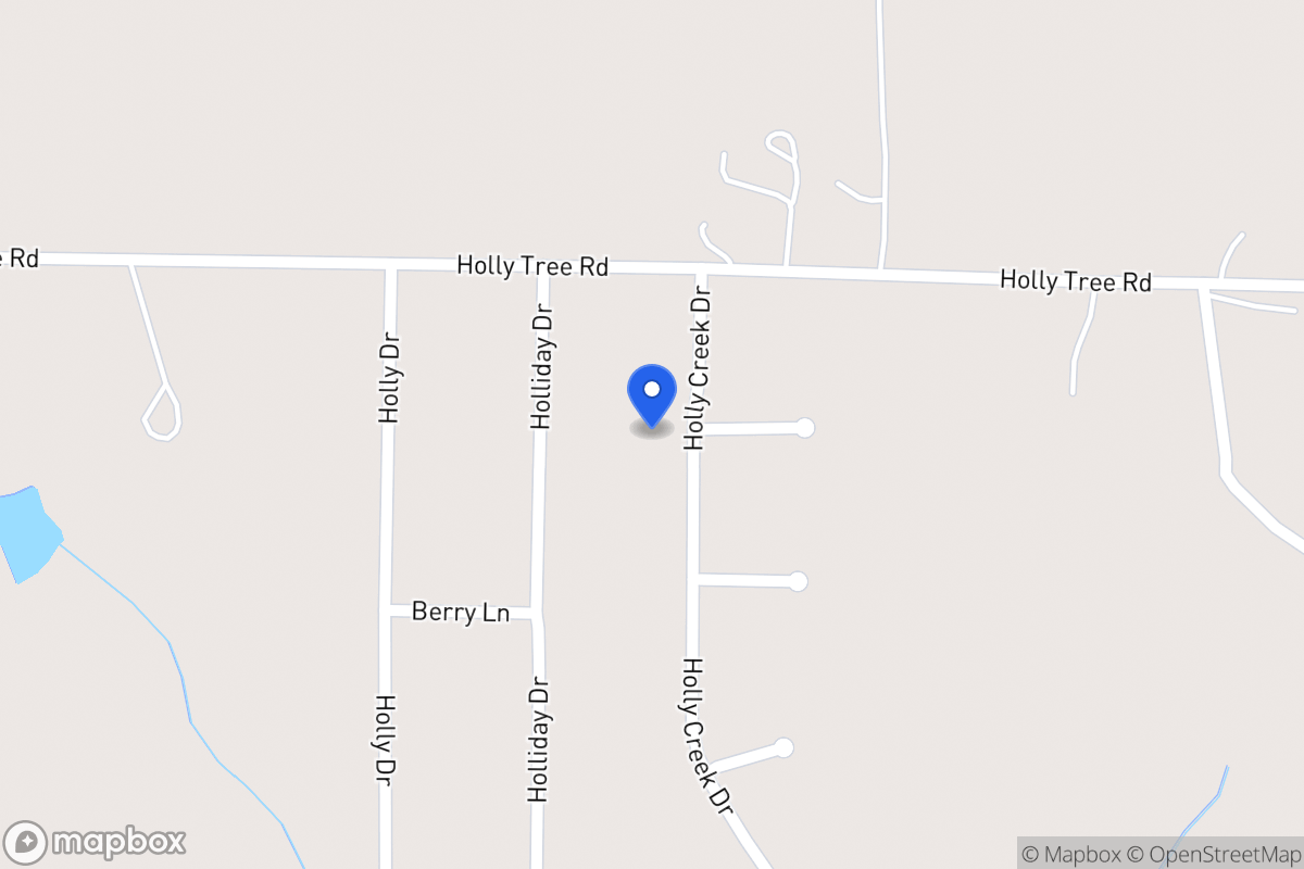 Map of 117 Holly Creek Dr
