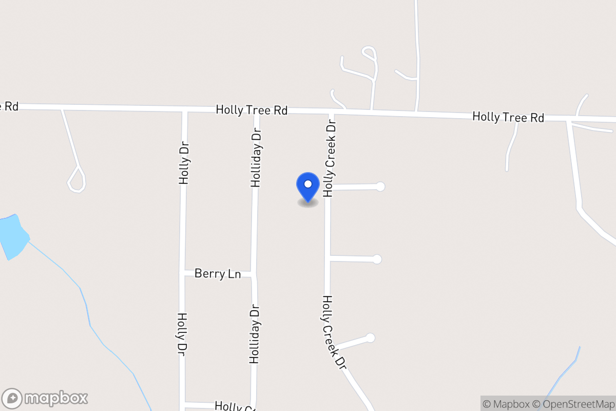 Map of 121 Holly Creek Dr