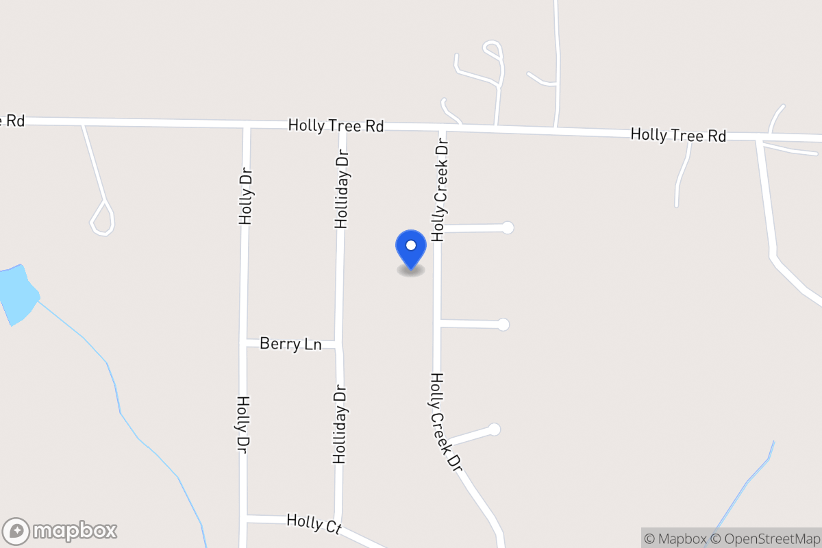 Map of 125 Holly Creek Dr