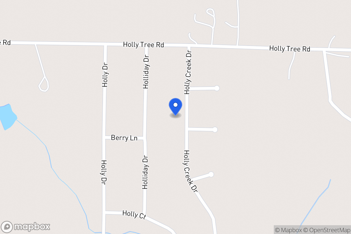 Map of 129 Holly Creek Dr