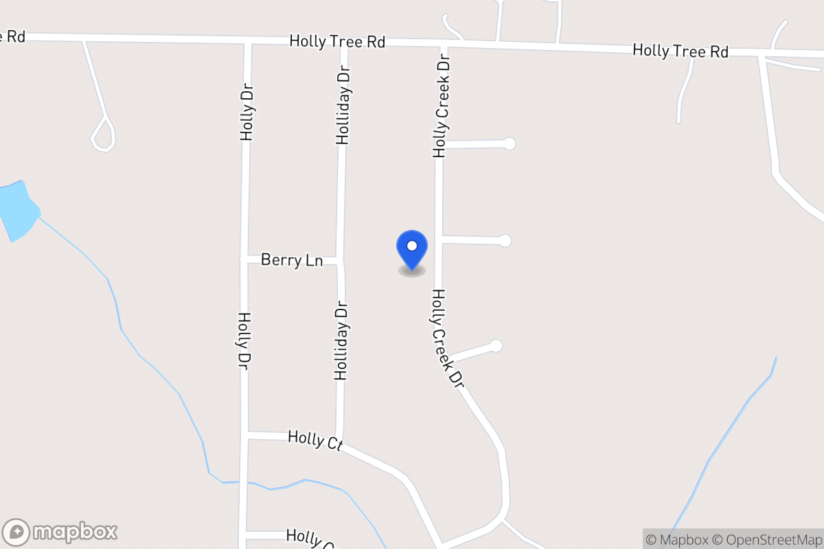 Map of 141 Holly Creek Dr