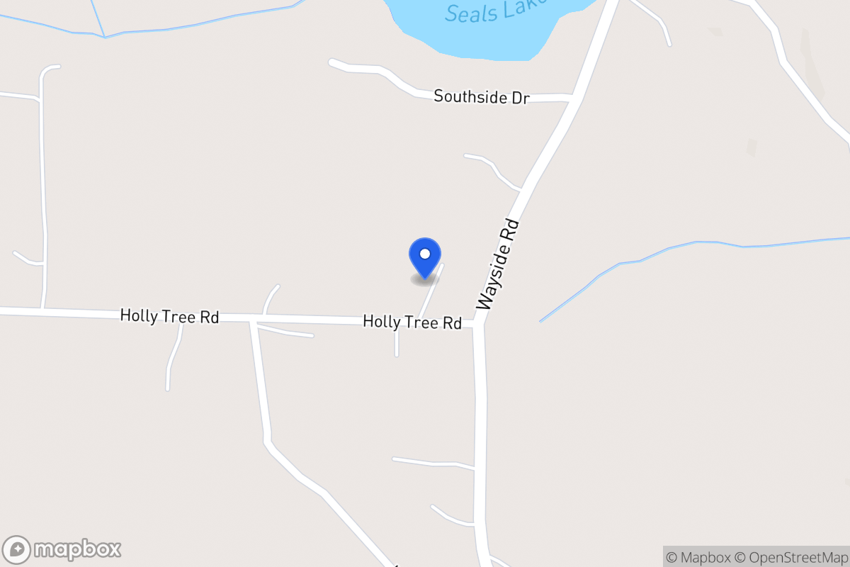 Map of 598 Holly Tree Rd