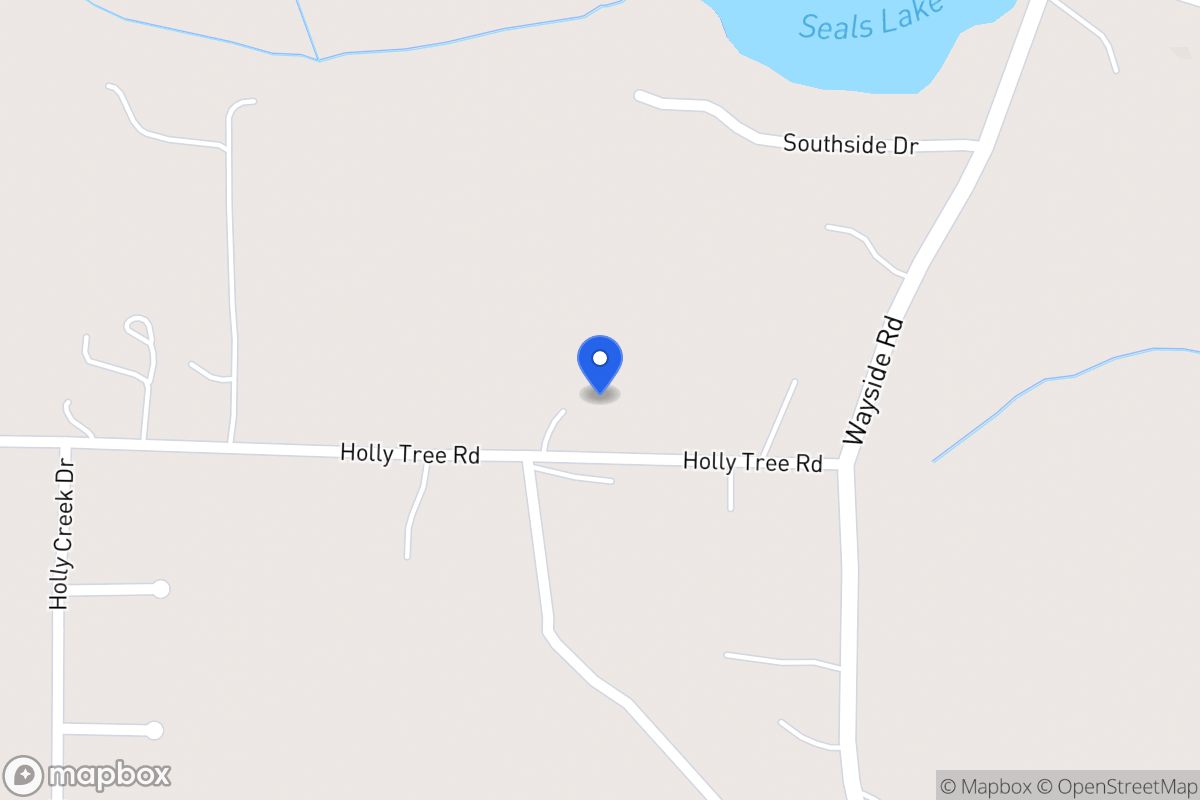 Map of 592 Holly Tree Rd