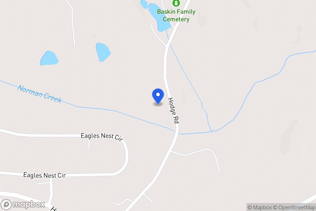 Map of 246 Hodge Rd