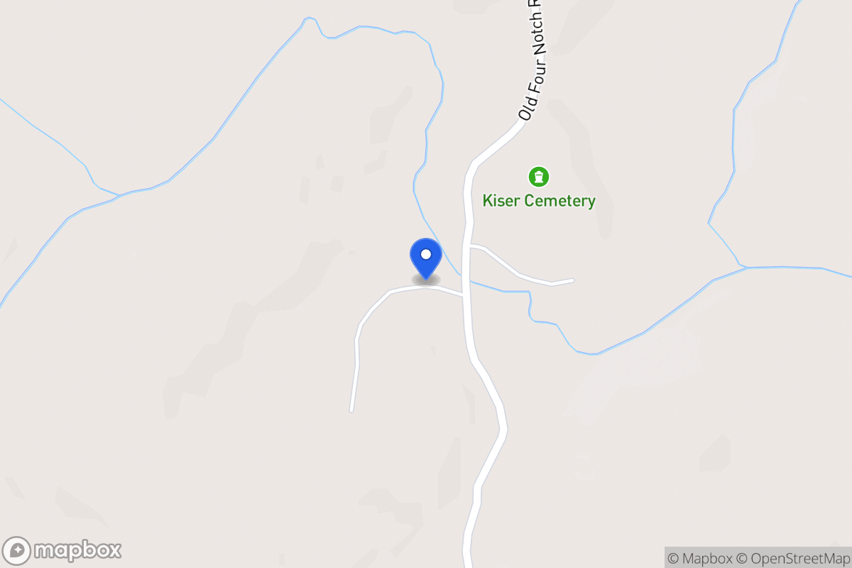 Map of 1400 Old Four Notch Rd