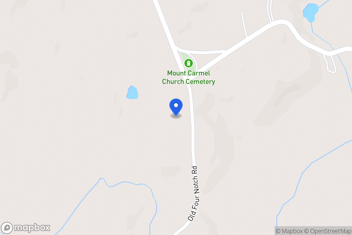 Map of 1706 Old Four Notch Rd