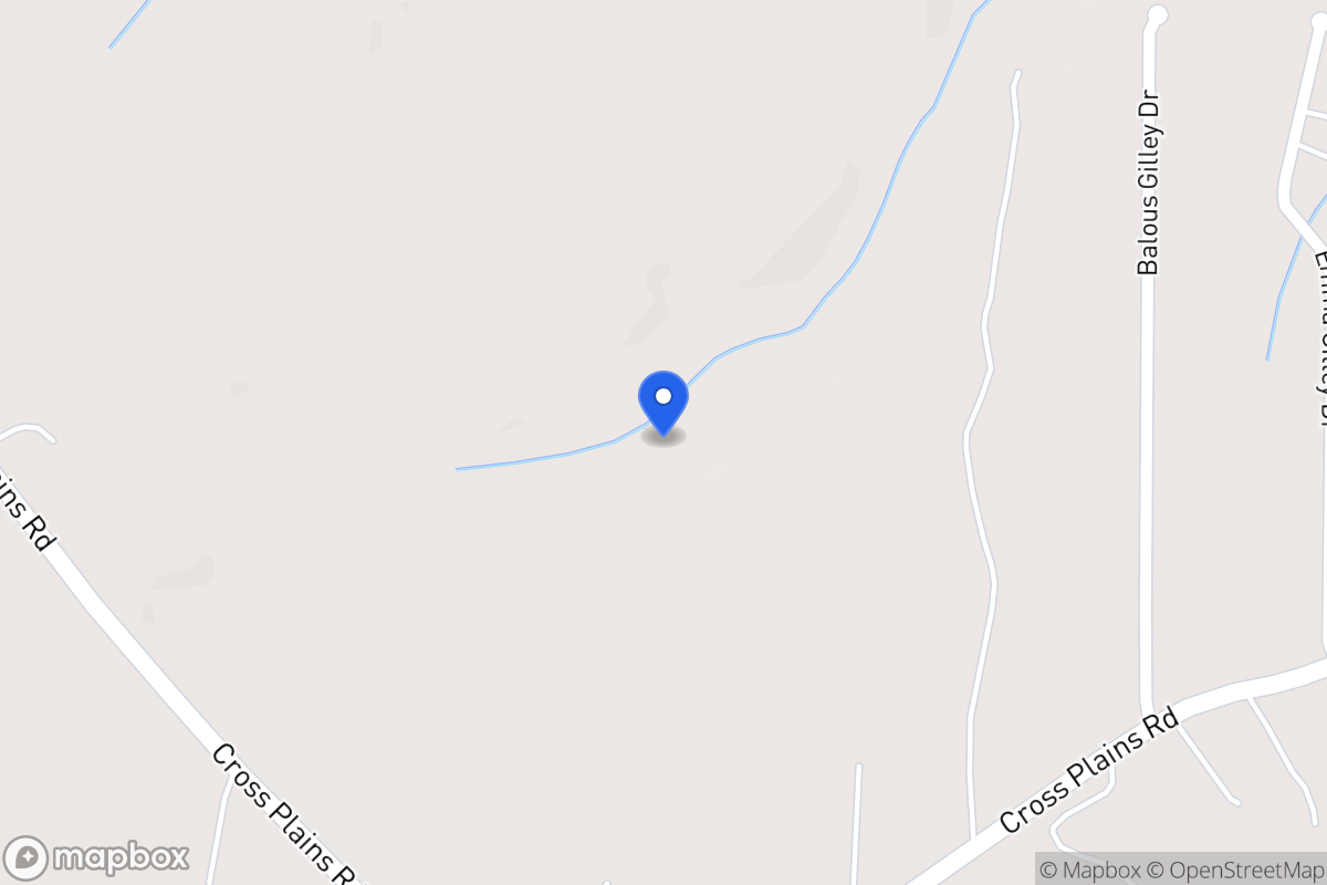 Map of 922 Cross Plains Rd
