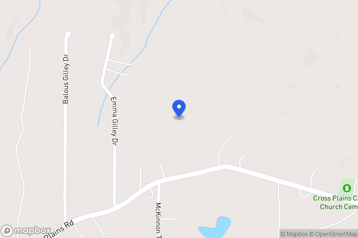 Map of 1120 Cross Plains Rd