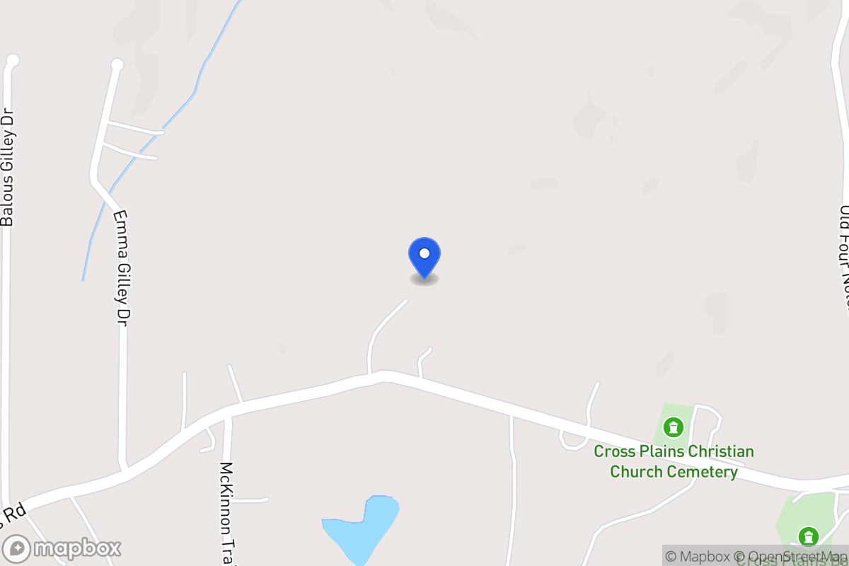 Map of 1190 Cross Plains Rd