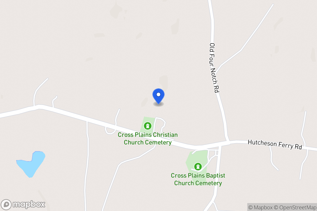 Map of 1356 Cross Plains Rd
