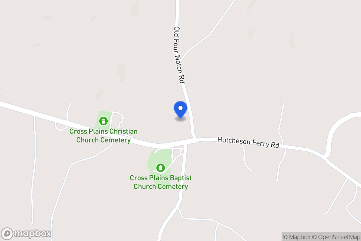 Map of 1420 Cross Plains Rd