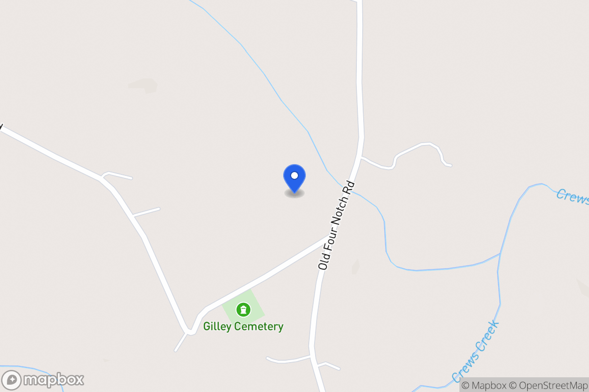 Map of 764 Old Four Notch Rd