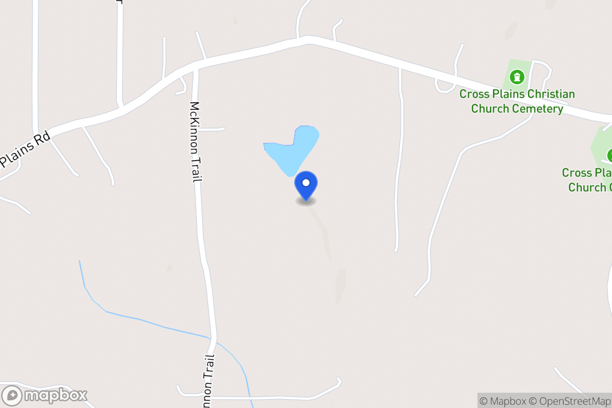 Map of 1181 Cross Plains Rd
