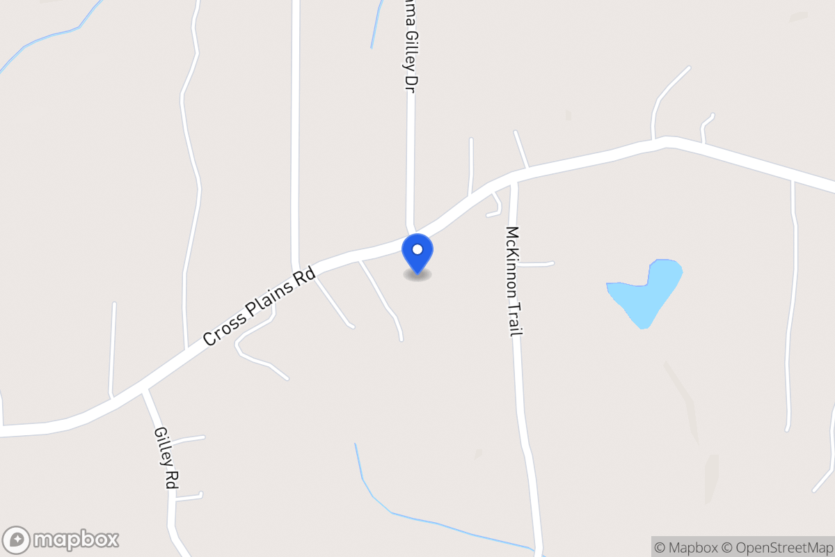 Map of 1059 Cross Plains Rd